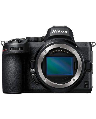 Безогледален фотоапарат Nikon - Z5, 24.3MPx, черен - 1