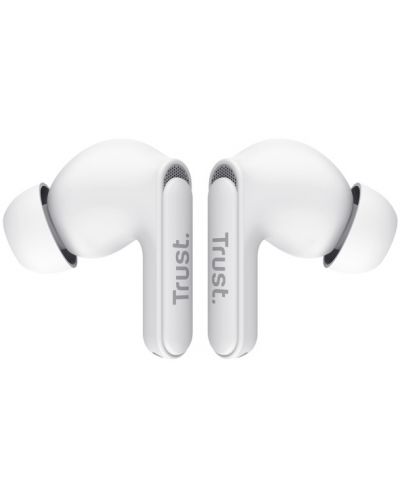 Безжични слушалки Trust - Yavi Earbuds, TWS, ENC, бели - 6