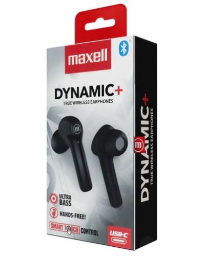 Безжични слушалки Maxell - Dynamic, TWS, черни - 2