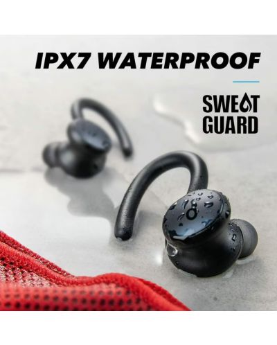 Безжични слушалки Anker - Soundcore Sport X10, TWS, черни - 2