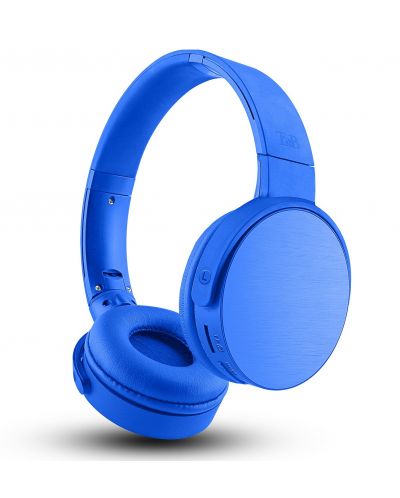 Безжични слушалки с микрофон T'nB - Shine 2, сини - 1