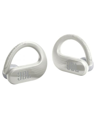 Безжични слушалки JBL - Endurance Peak 3, TWS, бели/сиви - 5