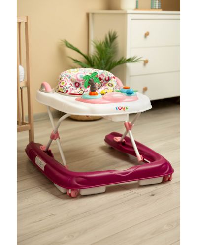 Бебешка проходилка 2 в 1 Caretero Toyz - Surf, Flоral - 9