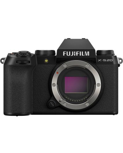 Безогледален фотоапарат Fujifilm - X-S20, 26.1MPx, черен - 1