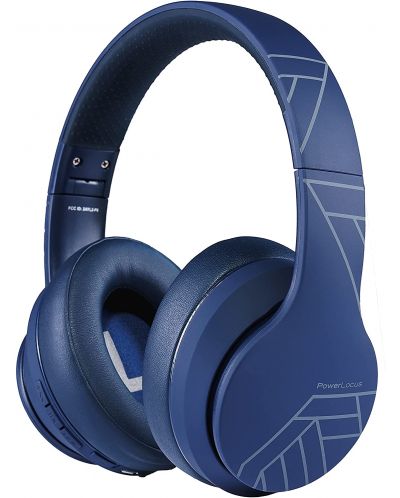 Безжични слушалки PowerLocus - P6, сини - 1