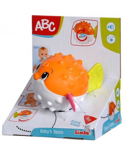 Бебешка гризалка Simba Toys ABC - Рибка, 14 cm - 2