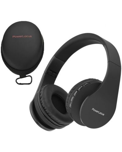 Безжични слушалки PowerLocus - P1, черни - 4