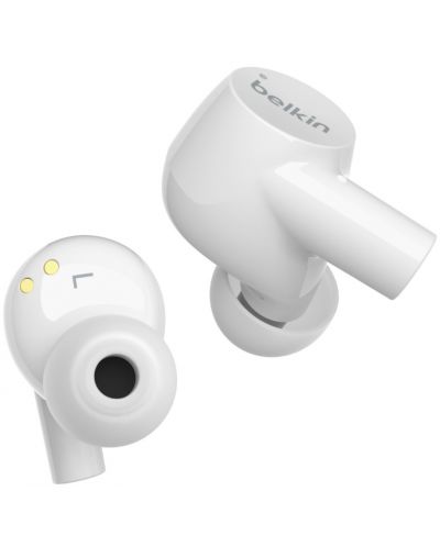 Безжични слушалки Belkin - SoundForm Rise, TWS, бели - 2