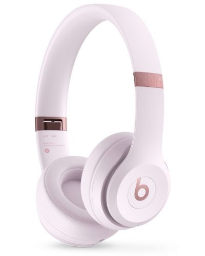 Безжични слушалки с микрофон Beats - Solo 4, Cloud Pink - 1
