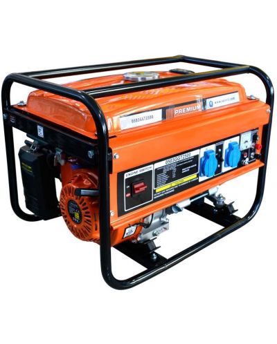 Бензинов генератор Premium - 34587, 2200W, 12V/8A, 5.5hp, 163 cm3 - 1