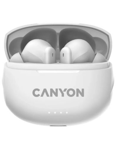 Безжични слушалки Canyon - TWS-8, бели - 2
