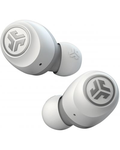 Безжични слушалки с микрофон JLab - GO Air, TWS, бели/сиви - 1
