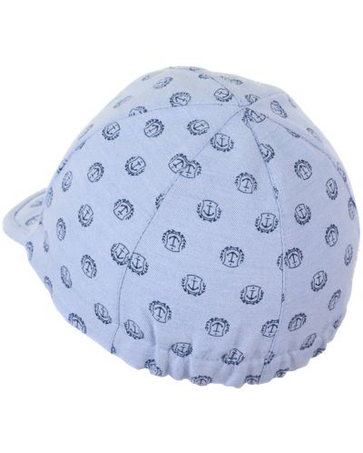 Бейзболна шапка с UV 50+ защита Sterntaler - С котвички, 53 cm, 2-4 години - 3