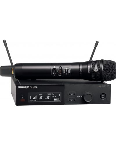 Безжична микрофонна система Shure - SLXD24E/K8B-S50, черна - 1