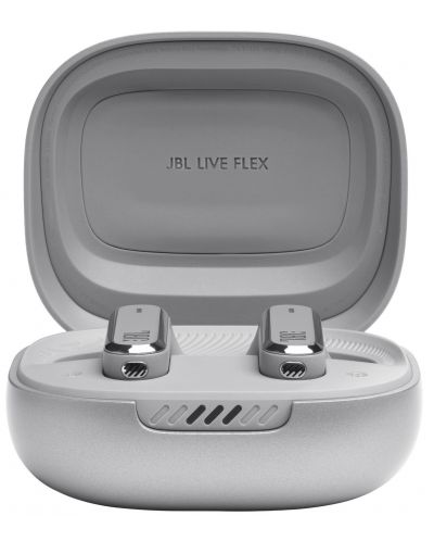 Безжични слушалки JBL - Live Flex, TWS, ANC, сребристи - 2