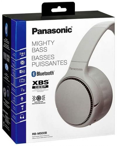 Безжични слушалки с микрофон Panasonic - RB-M500BE, бели - 3