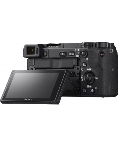 Безогледален фотоапарат Sony - A6400, 24.2MPx, Black - 4