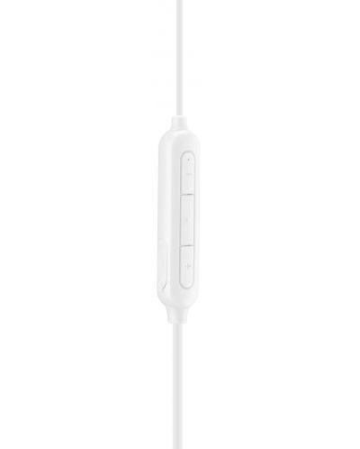 Безжични слушалки с микрофон Cellularline - Savage, бели - 4