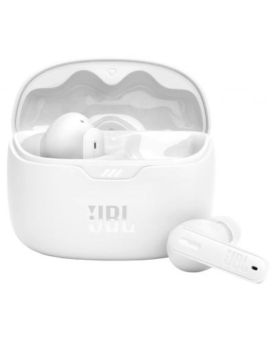 Безжични слушалки JBL - Tune Beam, TWS, ANC, бели - 1