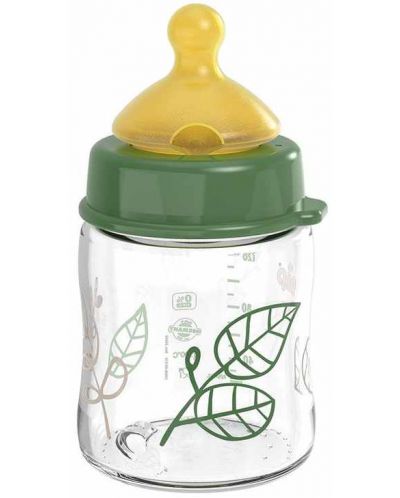Бебешко шише за момче NIP Green - Cherry, Flow S, 120 ml - 2