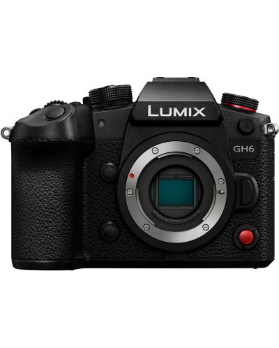 Безогледален фотоапарат Panasonic - Lumix GH6, 25MPx, Black - 1