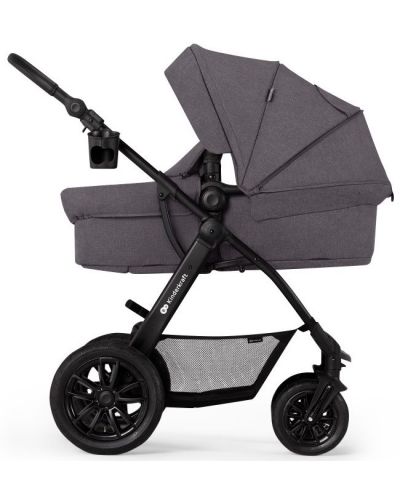 Бебешка количка 3 в 1 KinderKraft - Xmoov, тъмносива - 2