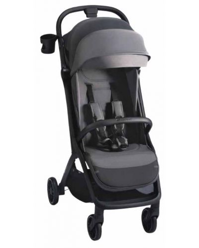 Бебешка лятна количка KinderKraft - Nubi 2, Cloudy grey - 1