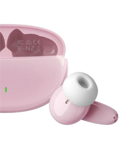 Безжични слушалки ProMate - Lush Acoustic, TWS, розови/бели - 2