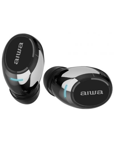 Безжични слушалки Aiwa - EBTW-850, TWS, черни - 3