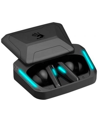 Безжични слушалки A4tech Bloody - M70, TWS, черни/сини - 3