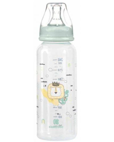 Бебешко шише KikkaBoo Savanna - РР, 240 ml, мента - 1