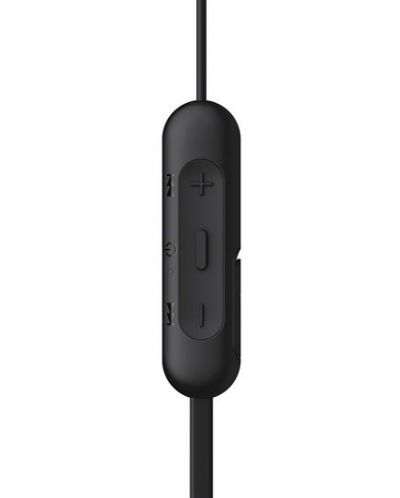 Безжични слушалки с микрофон Sony - WI-C200, черни - 3