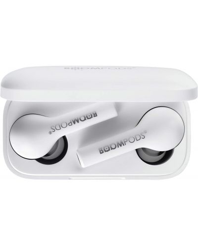 Безжични слушалки Boompods - Bassline, TWS, бели - 1