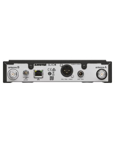 Безжична микрофонна система Shure - SLXD24E/K8B-S50, черна - 5