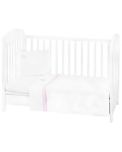 Бебешки спален комплект от 3 части KikkaBoo Dream Big - EU Style, 60 х 120 cm, розов - 1