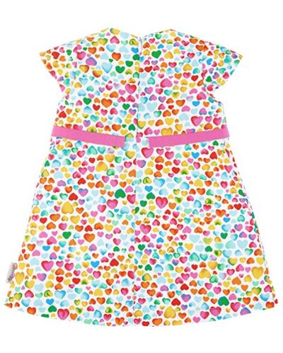 Бебешка рокля с UV 50+ защита Sterntaler - На сърчица, 74 cm, 6-9 мeсеца - 2