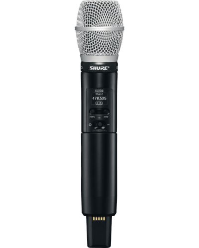 Безжичен микрофон Shure - SLXD2/SM86, черен - 1