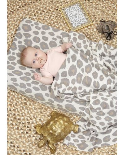 Бебешко одеяло Meyco Baby - 75 х 100 cm, пантера - 3