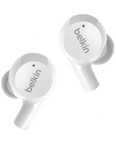 Безжични слушалки Belkin - SoundForm Rise, TWS, бели - 3