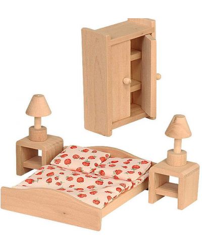 Комплект мини мебели от дърво Beluga - Спалня - 1