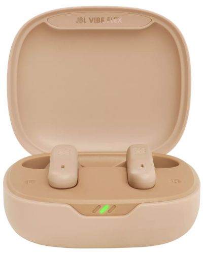 Безжични слушалки JBL - Vibe Flex, TWS, бежови - 2
