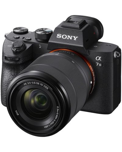  Безогледален пълноформатен фотоапарат Sony - Alpha A7 III, FE 28-70mm OSS - 1