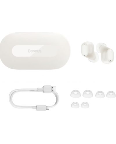 Безжични слушалки Baseus - Bowie EZ10, TWS, бели - 3