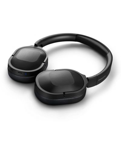Безжични слушалки с микрофон Philips - TAH6506BK, ANC, черни - 4