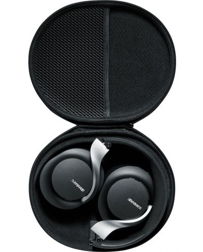 Безжични слушалки с микрофон Shure - AONIC 40, ANC, черни/сребристи - 7