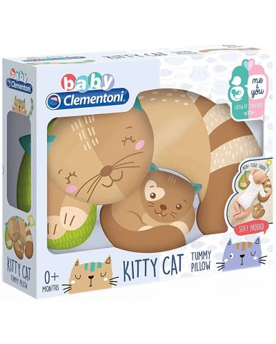 Бебешка възглавница Clementoni Baby - Kitty Cat, със залъгалка, асортимент - 3