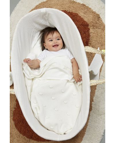 Бебешко одеяло Meyco Baby - 75 х 100 cm, бяло - 3