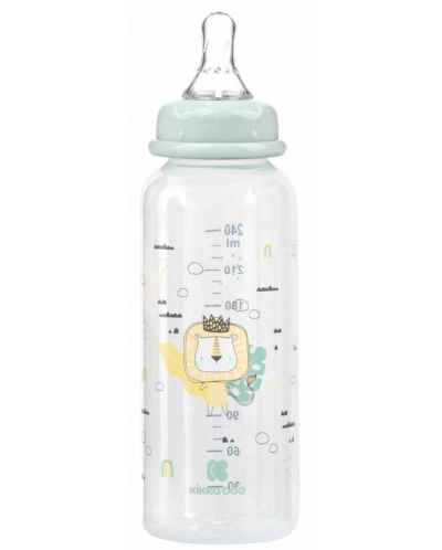 Бебешко шише KikkaBoo Savanna - РР, 240 ml, мента - 2