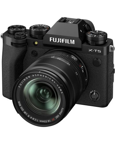 Безогледален фотоапарат Fujifilm - X-T5, 18-55mm, Black + Обектив Viltrox - AF 85mm, F1.8, II XF, FUJIFILM X - 4