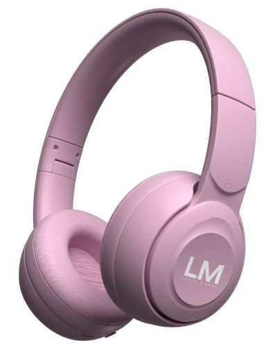 Безжични слушалки PowerLocus - Louise&Mann 2, розови - 1